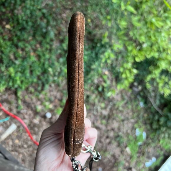 COACH Brown Suede Wristlet EXCELLENT AUTHENTIC - Picture 6 of 9